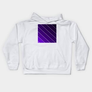 Purple strips Kids Hoodie